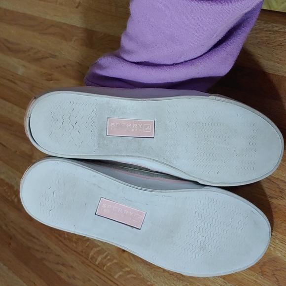 Sperry Top-Sliders Iridescent Sequins Loafers Shoes 6M - Picture 10 of 14